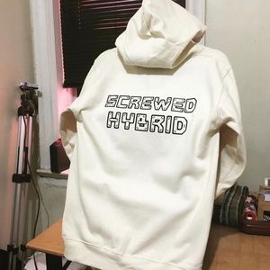 Screwed hybrid hoodie